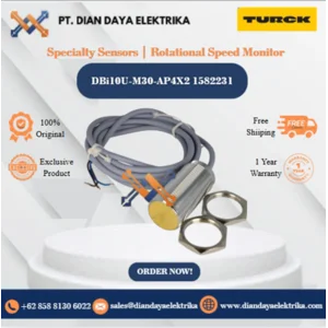 Turck Specialty Sensors Rotational Speed Monitor DBi10U-M30-AP4X2 1582231 Inductive Proximity Switches
