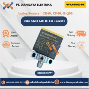 Turck Analog Sensors  CK40 CP40 & Q80 Ni25-CK40-LIU-H1141 1537891 Inductive Proximity Switches