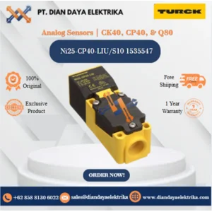 Turck Analog Sensors CK40 CP40 & Q80 Ni25-CP40-LIU/S10 1535547 Inductive Proximity Switches
