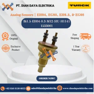 Turck Analog Sensors EH04 EG05 EH6.5 & EG08 Bi1.5-EH04-0.3-M12-SIU-H1141 1533001 Inductive Proximity Switches