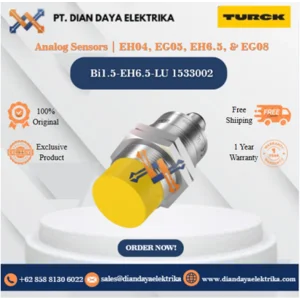 Turck Analog Sensors EH04 EG05 EH6.5 & EG08 Bi1.5-EH6.5-LU 1533002 Inductive Proximity Switches