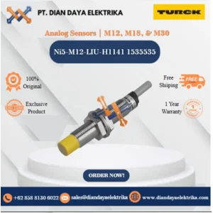 Turck Analog Sensors M12 M18 & M30 Ni5-M12-LIU-H1141 1535535 Inductive Proximity Switches