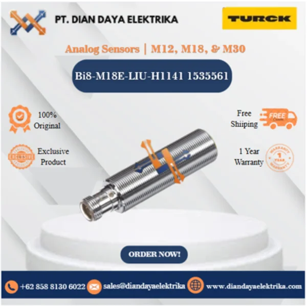 Turck Analog Sensors  M12 M18 & M30 Bi4-M12-LIU 1535532 Inductive Proximity Switches