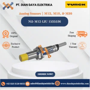 Turck Analog Sensors  M12 M18 & M30 Ni5-M12-LIU 1535536 Inductive Proximity Switches