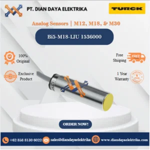Turck Analog Sensors  M12 M18 & M30 Bi5-M18-LIU 1536000 Inductive Proximity Switches