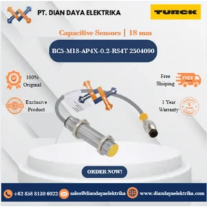 Turck Capacitive Sensors 18 mm BC5-M18-AP4X-0.2-RS4T 2504090 Capacitive Proximity Switches