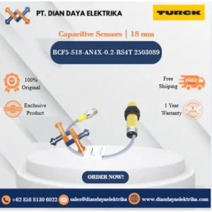 Turck Capacitive Sensors 18 mm BCF5-S18-AN4X-0.2-RS4T 2503089 Capacitive Proximity Switches