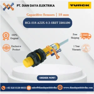 Turck Capacitive Sensors  18 mm BC5-S18-AZ3X-0.2-SB3T 2305590 Capacitive Proximity Switches