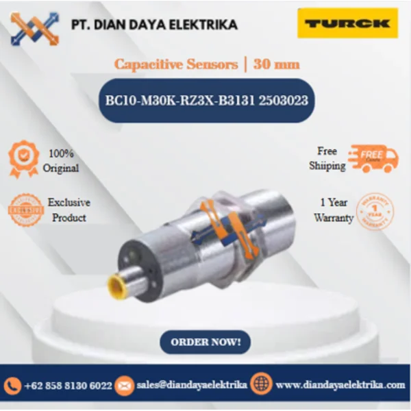 Turck Capacitive Sensors 30 mm BC10-M30K-RZ3X-B3131 2503023 Capacitive Proximity Switches