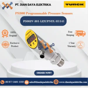 Turck PS300 Programmable Pressure Sensors PS003V-301-LI2UPN8X-H1141 Pressure Sensor