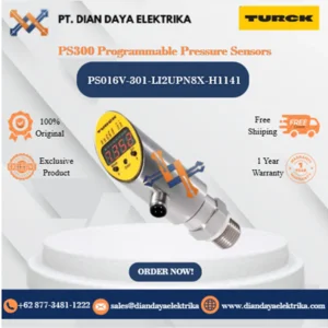Turck PS300 Programmable Pressure Sensors PS016V-301-LI2UPN8X-H1141 Pressure Sensor