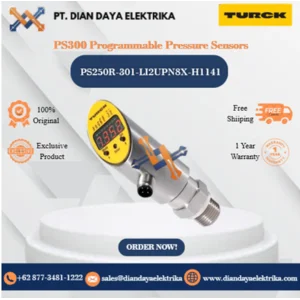Turck PS300 Programmable Pressure Sensors PS250R-301-LI2UPN8X-H1141 Pressure Sensor