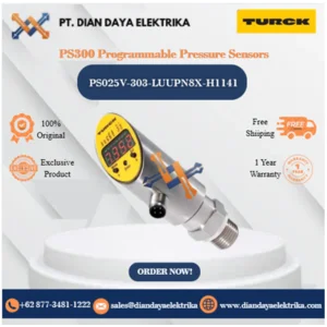 Turck PS300 Programmable Pressure Sensors PS025V-303-LUUPN8X-H1141 Pressure Sensor