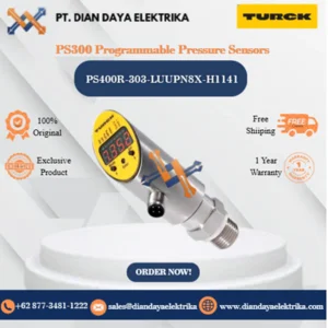 Turck PS300 Programmable Pressure Sensors PS400R-303-LUUPN8X-H1141 Pressure Sensor