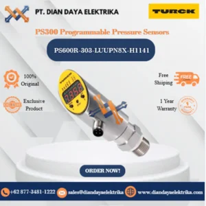 Turck PS300 Programmable Pressure Sensors PS600R-303-LUUPN8X-H1141 Pressure Sensor