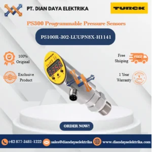 Turck PS300 Programmable Pressure Sensors PS100R-302-LUUPN8X-H1141 Pressure Sensor