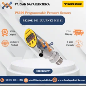 Turck PS300 Programmable Pressure Sensors PS250R-301-LUUPN8X-H1141 Pressure Sensor