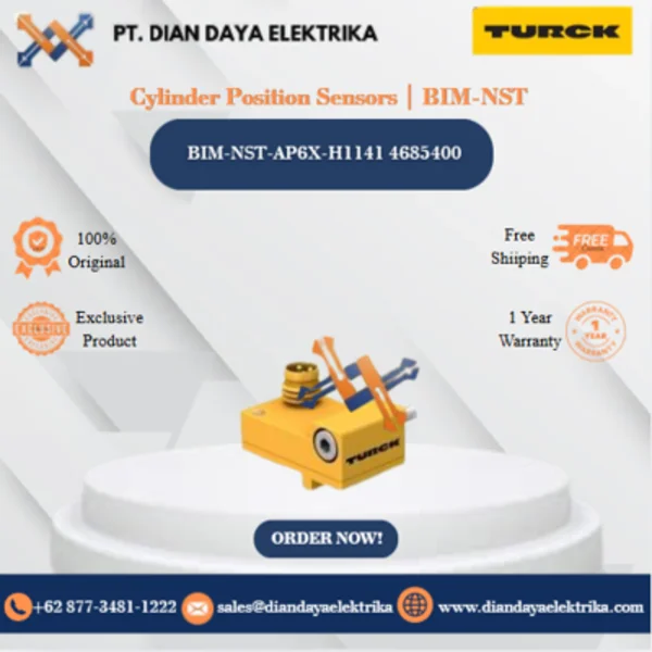 Turck Cylinder Position Sensors  BIM-NST BIM-NST-AP6X-H1141 4685400 Inductive Proximity Switches