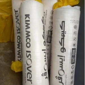 Glasswool Peredam Panas dan Suara Density 24kg Tebal 25mm Panjang 30 Meter