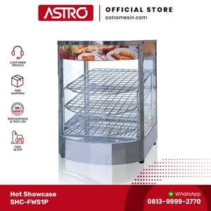Mesin Showcase Cake Display Warmer Atau Etalase Penghangat Makanan FOMAC