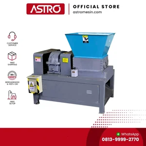 Mesin Shaft Shredder / Mesin Pencacah Sampah 400 Kg/Jam ANDARO ASF-400