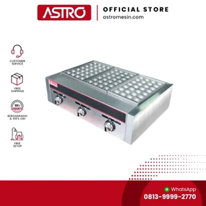 Mesin Takoyaki Fish Pellet Grill GRL-EH877