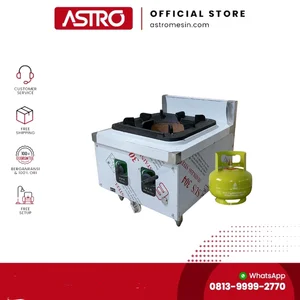 Kompor Gas Komersial Gas Stock Pot - DS Steel GSP/DS