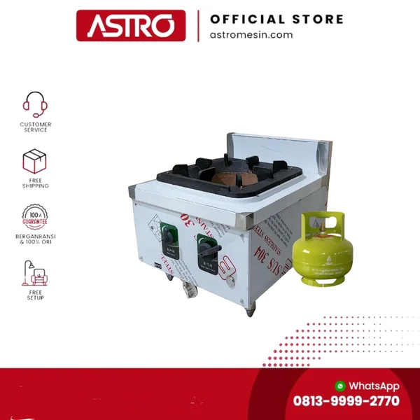 Kompor Gas Komersial Gas Stock Pot - DS Steel GSP/DS