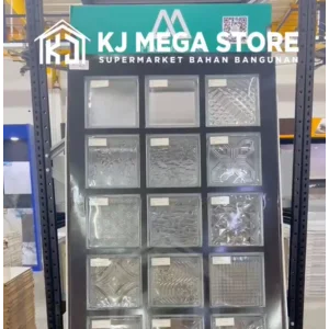 GLASS BLOCK 190X190X95 NET 95050