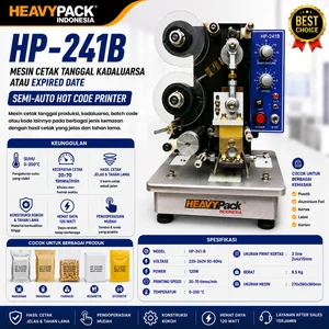 HEAVYPACK HP-241b Mesin Cetak Tanggal Kadaluarsa Atau Expired Date Semi-Auto HOT CODE PRINTER / MESIN PENGKODEAN