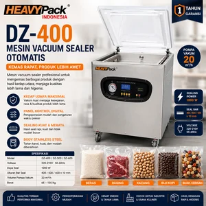HEAVYPACK DZ-400 Mesin Packing Beras / Daging / Kacang / Kedap Udara || Vacuum Sealer Otomatis / Mesin vacuum packaging