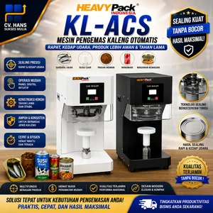 HEAVYPACK KL-ACS Mesin Pengemas Produk Sarden/ikan segar/Susu Cair/Pakan Peliharaan Berbentuk Kaleng / MESIN CUP SEALER