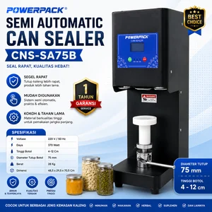  Powerpack Semi Automatic Can Sealer CNS-SA75B