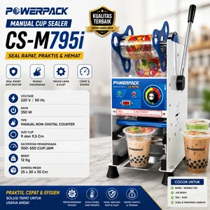Powerpack Manual Cup Sealer CS-M795I