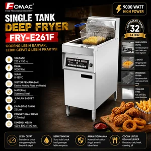 Fomac Single Tank Deep Fryer FRY-E261F