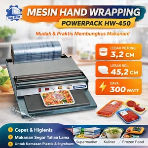 Powerpack Mesin Hand Wrapping HW-450