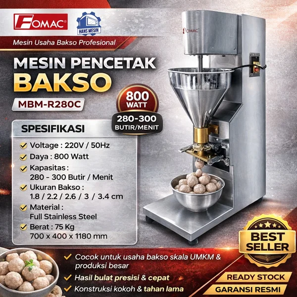 Fomac Meatball Maker MBM-R280C / MBM R280C