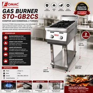 Fomac Gas Burner STO-GB2CS / STO GB2CS