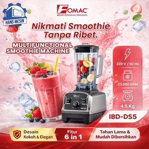 FOMAC BLENDER SMOOTHIE / MULTIFUNCTIONAL COMMERCIAL  BLENDER (FOMAC) IBD-DS5 GREY COLOR