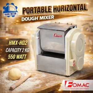 FOMAC MESIN PENGADUK ADONAN / HORIZONTAL DOUGH MIXER (FOMAC) HMX-H02/DOUGH MAKER