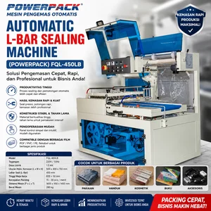 POWERPACK MESIN PENGEMAS OTOMATIS / AUTOMATIC L-BAR SEALING MACHINE (POWERPACK) FQL-450LB