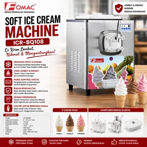 FOMAC MESIN PEMBUAT ES KRIM / SOFT ICE CREAM MACHINE (FOMAC) ICR-BQ108