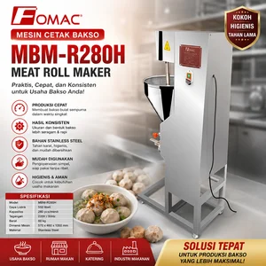 FOMAC MESIN CETAK BAKSO / MEAT ROLL MAKER (FOMAC) MBM-R280H