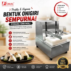 FOMAC MESIN PEMBUNGKUS ONIGIRI MANUAL / RICE BALL ONIGIRI FORMING MACHINE (FOMAC) ONI-MXJ