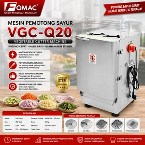 FOMAC ALAT PEMOTONG SAYURAN / VEGETABLE CUTTER MACHINE (FOMAC) VGC-Q20