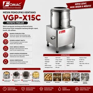 FOMAC MESIN PENGUPAS KENTANG / POTATO PEELER (FOMAC) VGP-X15C