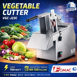 FOMAC ALAT PEMOTONG SAYURAN / MULTI PURPOSE VEGETABLE CUTTER MACHINE (FOMAC) VGC-J23C