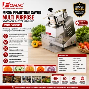 FOMAC ALAT PEMOTONG SAYURAN / MULTI PURPOSE VEGETABLE CUTTER MACHINE (FOMAC) VGC-VGC05