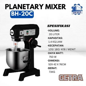 PLANETARY MIXER BH-20C ( GETRA )