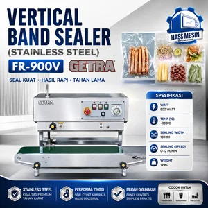 VERTICAL BAND SEALER (STAINLESS STEEL) FR-900V GETRA / SEALER PLASTIK